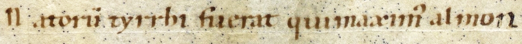 natorum Tyrrhi fuerat qui maximus, Almon ...Almo, who was the eldest-born of Tyrrhus' sons (7.532)
